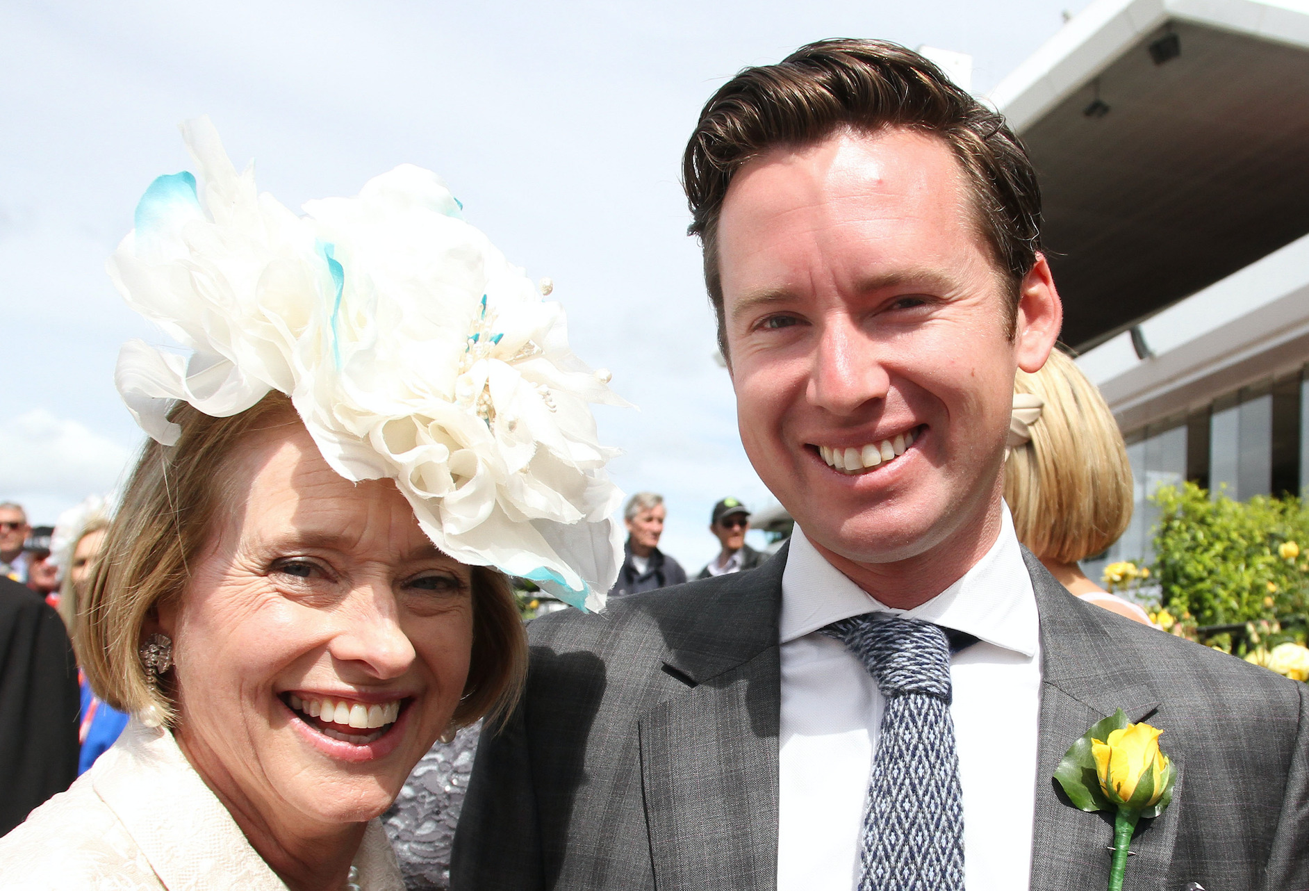 Gai-Waterhouse-Adrian-Bott Gai Waterhouse and Adrian Bott train for NSW Tycoons