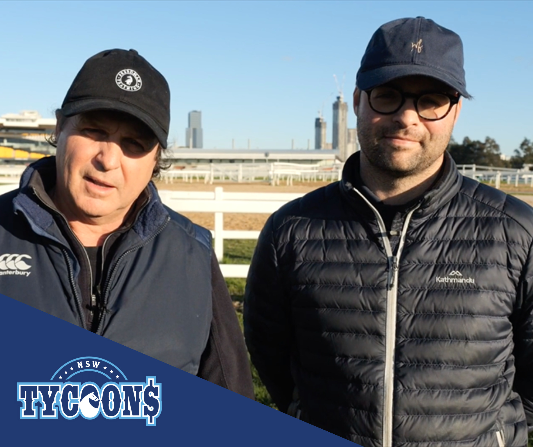 Richard & Will Freedman Racehorse trainers for the NSW Tycoons