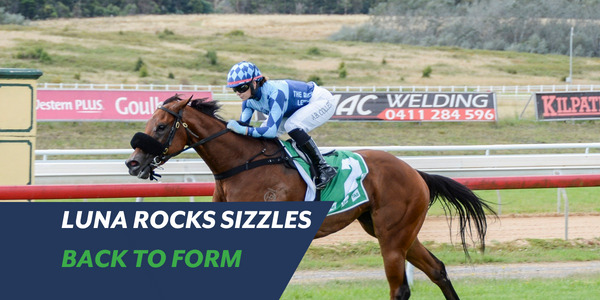 Luna Rocks wins at Goulburn for the NSW Tycoons