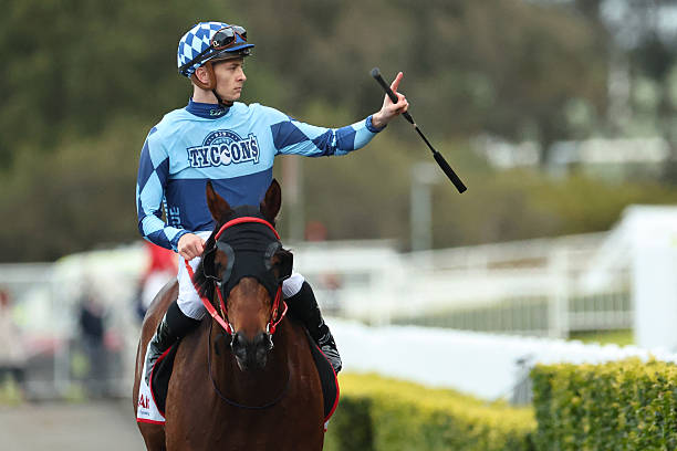 Cool Jakey trainer Joe Pride, Brave Pride, Jockey Adam Hyeronimus and TK